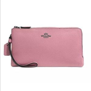 NEW Coach Double Zip Wallet